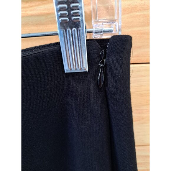 Ann Taylor Black Tiered Ruffle Fringe Mini Skirt Size 6 Women's  Academia Goth - Picture 3 of 7